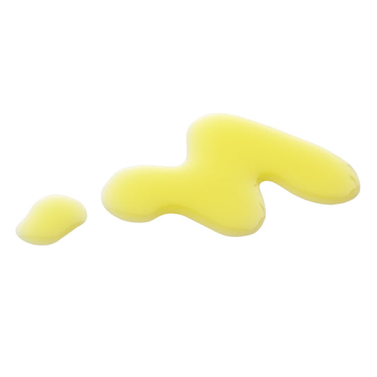 texture image of Juno face oil, yellow and oily