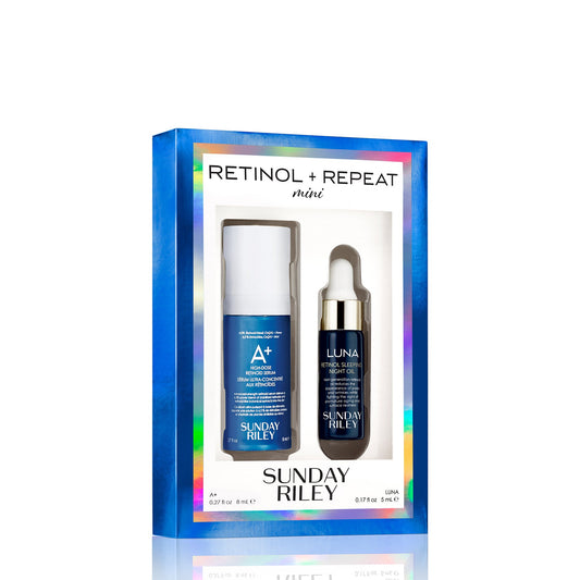 Mini Retinol and Repeat kit pack shot