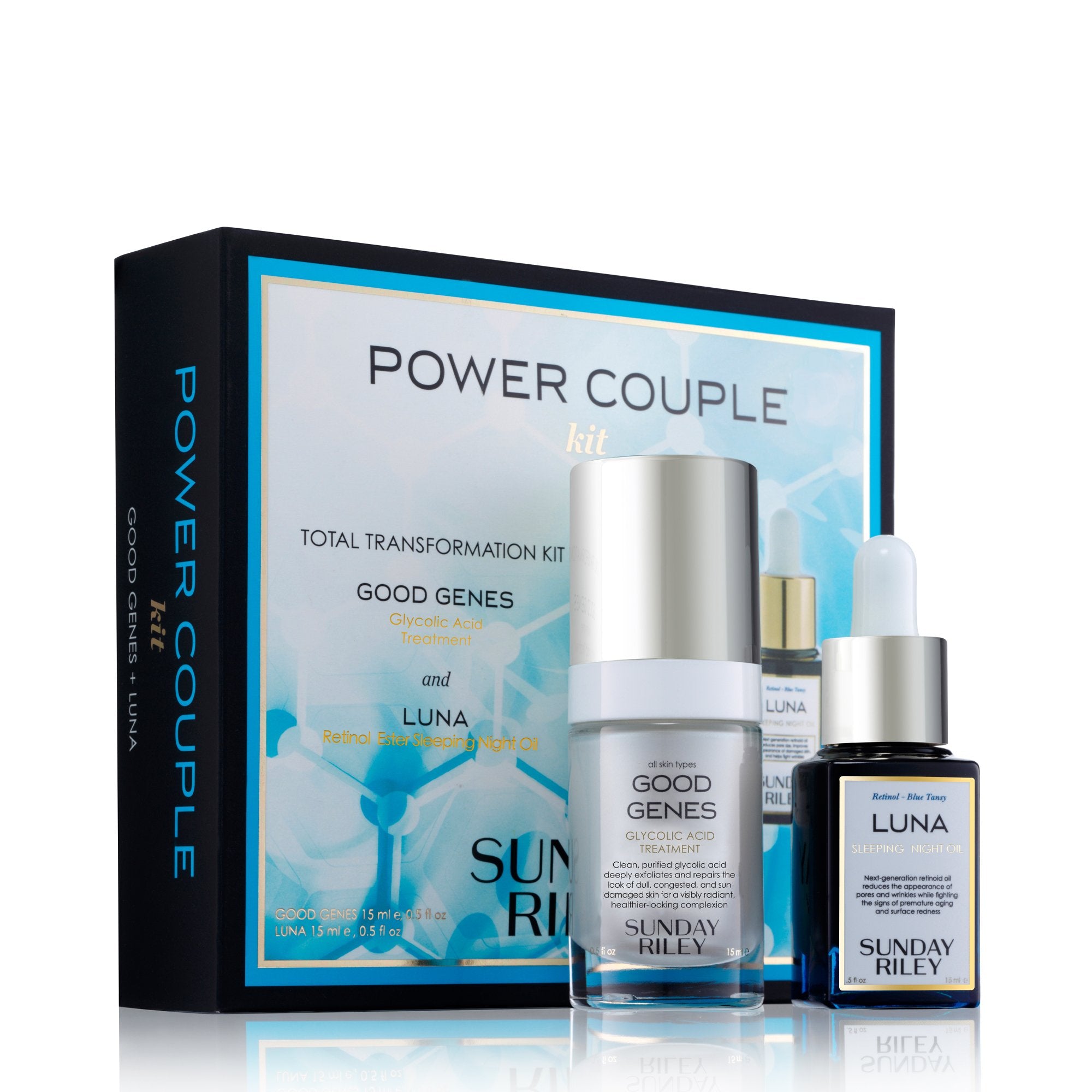 Power Couple Total Transformation Kit- Glycolic Acid Version