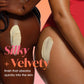 C.E.O. Vitamin C Body Butter showcased on two models’ legs with a silky and velvety texture, emphasizing its quick absorption and luxurious feel.