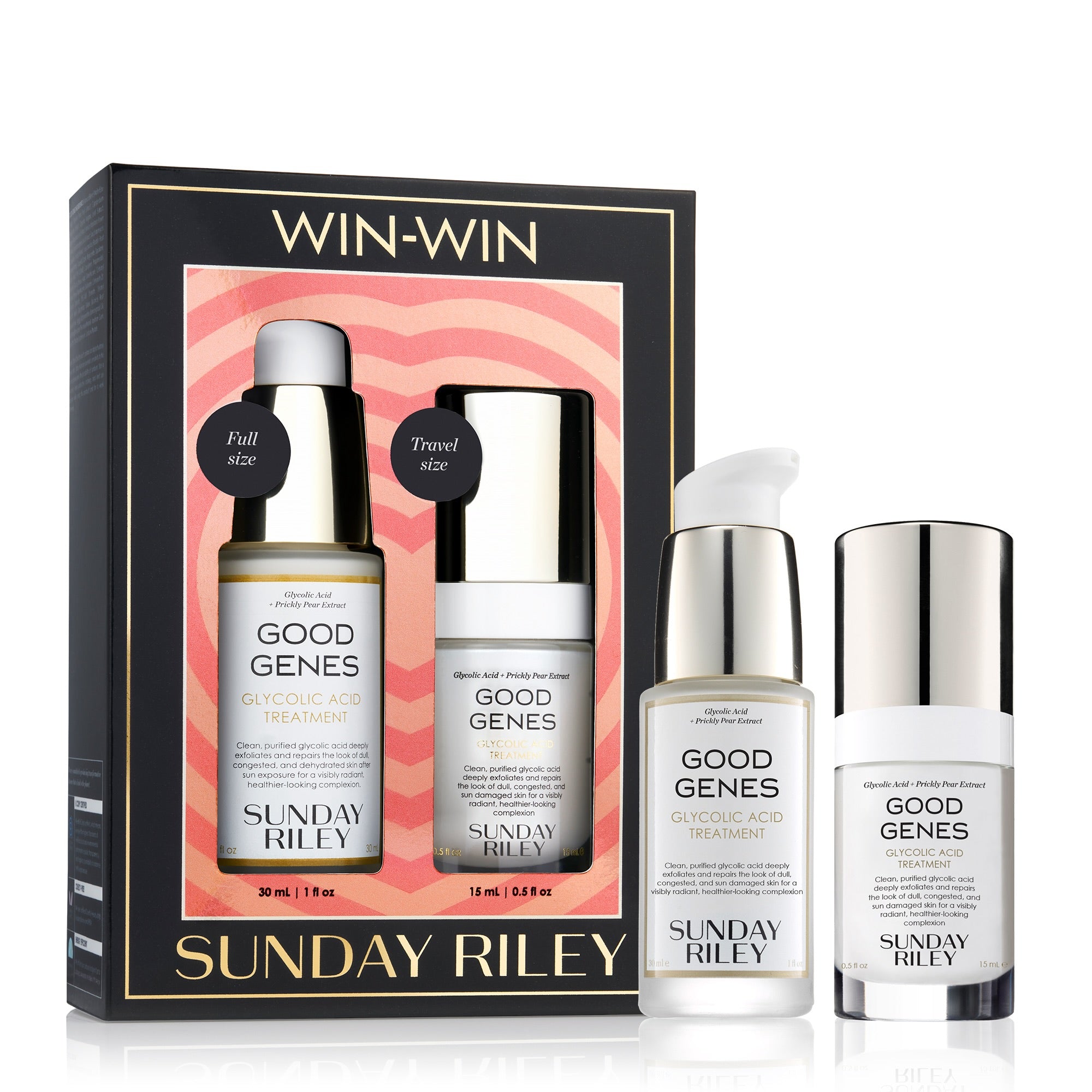 Sunday Riley Power offers Couple Kit Luna Good Genes boxed