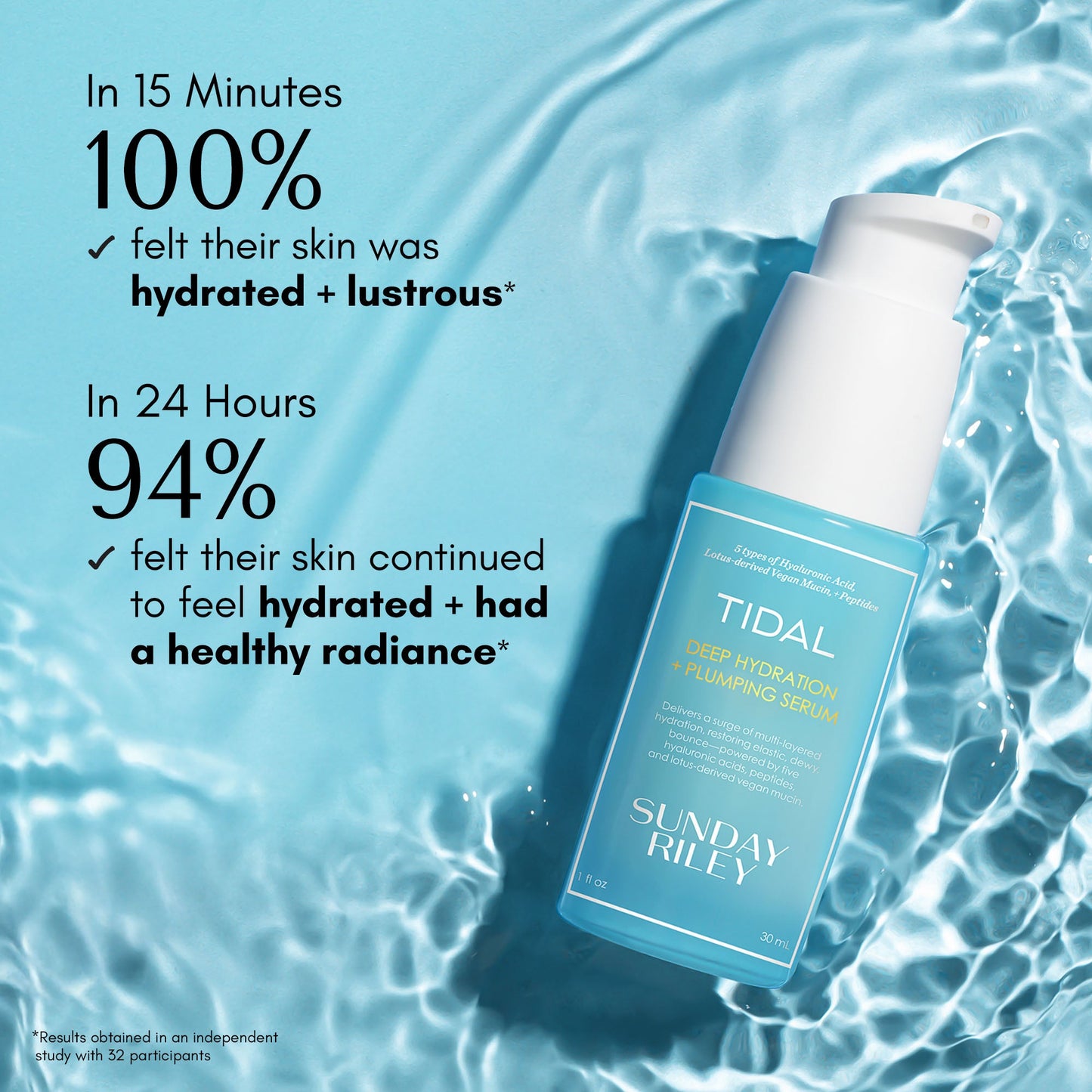 Tidal Deep Hydration + Plumping Serum